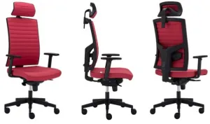 ALBA Kancelárska stolička GAME ŠÉF VIP CELOČALÚNENÁ, Synchro LaP