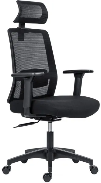 ANTARES Ergonomická kancelárska stolička DELFO, čierna