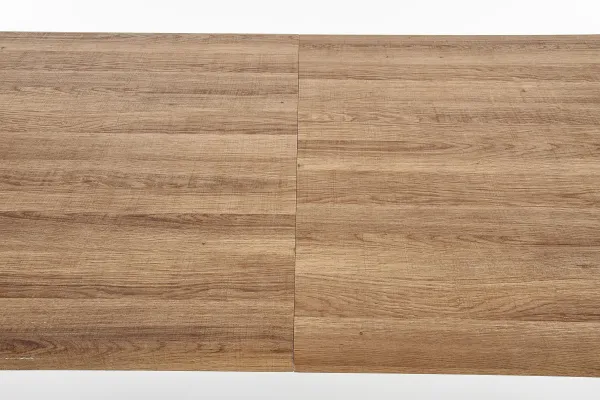 HALMAR Jedálenský rozkladací stôl BERLIN orech med/čierna 140-180x85 cm