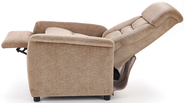 HALMAR Polohovacie kreslo JORDAN šedé