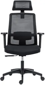 ANTARES Ergonomická kancelárska stolička DELFO, čierna