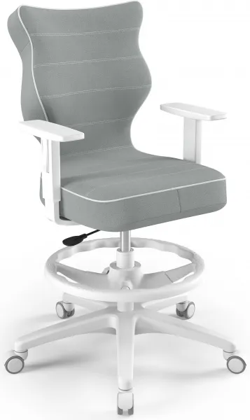 ENTELO Detská stolička DUO White 5 WK+P, s oporný kruh, podrúčky