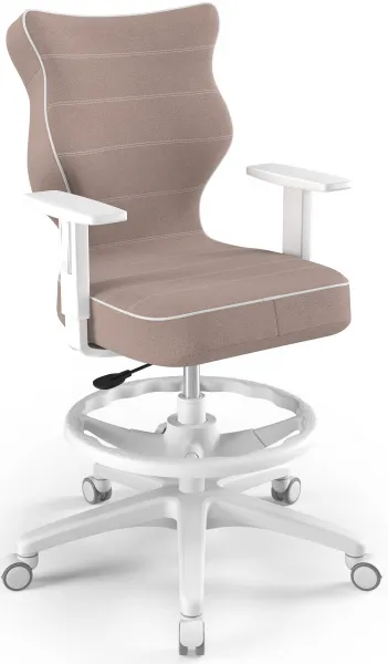 ENTELO Detská stolička DUO White 5 WK+P, s oporný kruh, podrúčky