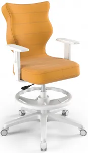 ENTELO Detská stolička DUO White 5 WK+P, s oporný kruh, podrúčky