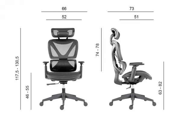 ANTARES Ergonomická kancelárska stolička ESTER
