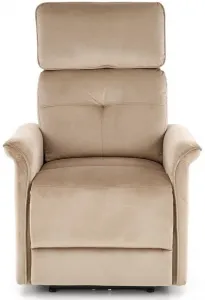 HALMAR Relaxačné polohovacie kreslo SEMIR béžové