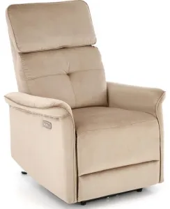 HALMAR Relaxačné polohovacie kreslo SEMIR béžové