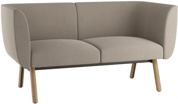 LD SEATING Dizajnové dvojkreslo NIDO NI-K2-L-D