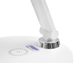 MAYER Múdra LED lampa 32LED-04 – bezdrôtové nabíjanie mobilu, USB porty, stmievanie a nastavenie farby svetla