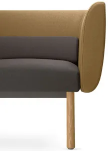 LD SEATING Dvojmiestna lavica Nido NI-BE2-D