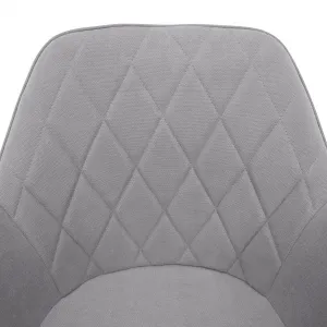 TEMPO KONDELA Kancelárske kreslo SANTY, sivá/ biela