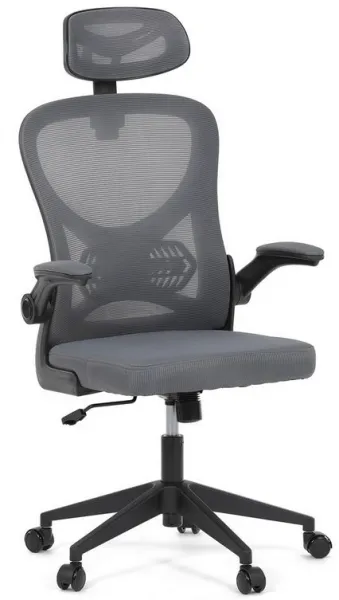 AUTRONIC Kancelárska stolička KA-K2021 GREY, sivá