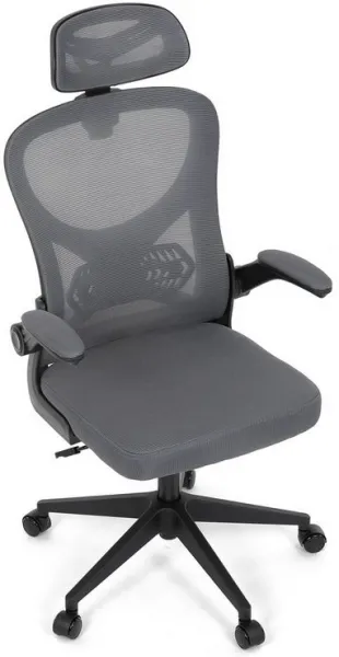 AUTRONIC Kancelárska stolička KA-K2021 GREY, sivá