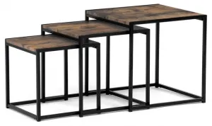 AUTRONIC konferenčné stolíky AF-3003 OLW, set 3 ks