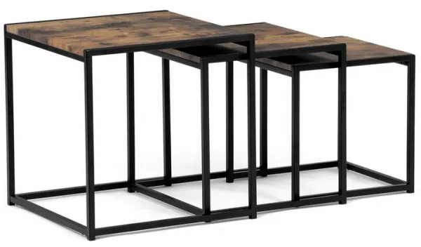 AUTRONIC konferenčné stolíky AF-3003 OLW, set 3 ks