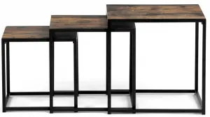 AUTRONIC konferenčné stolíky AF-3003 OLW, set 3 ks