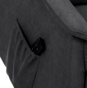 AUTRONIC TV a relaxačné kreslo s elektrickým ovládaním TV-1171 GREY2