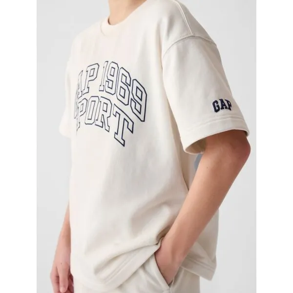 GAP INTL LOGO CREW Chlapčenské tričko, biela, veľkosť