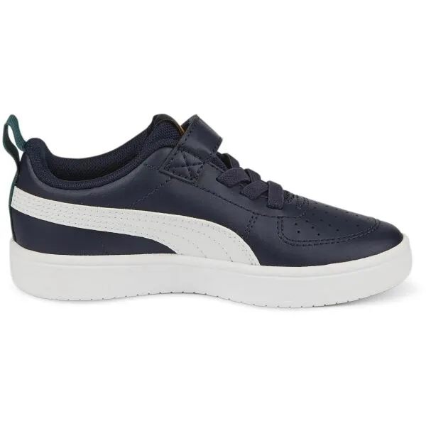 Puma RICKIE AC+PS Detská voľnočasová obuv, tmavo modrá, veľkosť 32
