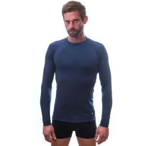 Mikina Sensor Merino DF Tee L/S - deep blue