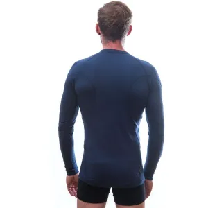 Mikina Sensor Merino DF Tee L/S - deep blue