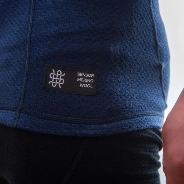 Sensor MERINO DF Pánske funkčné tričko, tmavo modrá, veľkosť