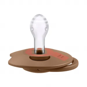 LOVI Cumlík silikónový dynamický Prime 6-18m 2ks Granola/Orange