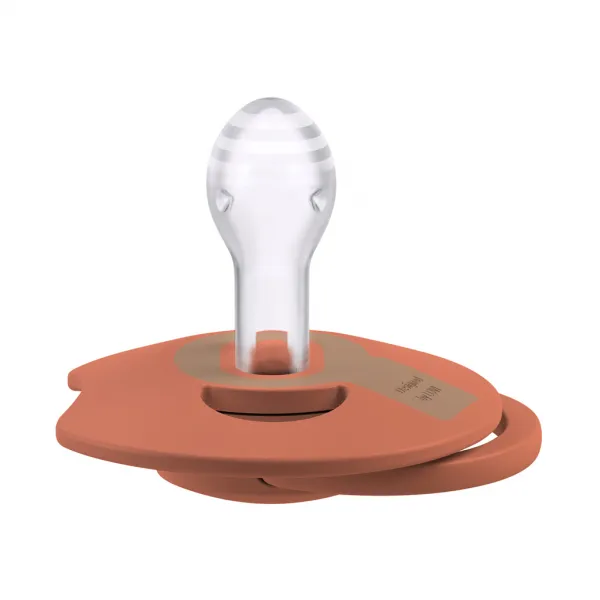 LOVI Cumlík silikónový dynamický Prime 6-18m 2ks Granola/Orange