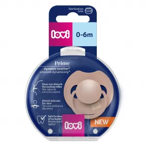 LOVI Cumlík silikónový dynamický Prime 0-6m 1ks Blush