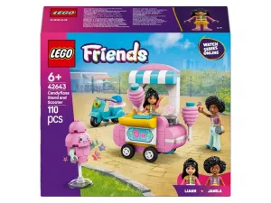 LEGO® Friends 42643 Stánok s cukrovou vatou a skúter