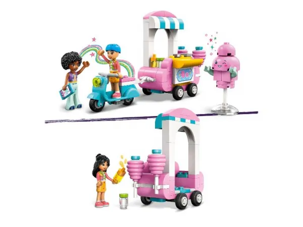 LEGO® Friends 42643 Stánok s cukrovou vatou a skúter