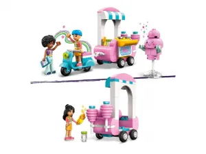 LEGO® Friends 42643 Stánok s cukrovou vatou a skúter