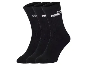 Puma ELEMENTS UNISEX CREW SOCK 3P Sada ponožiek, čierna, veľkosť 43-46