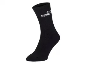 Puma ELEMENTS UNISEX CREW SOCK 3P Sada ponožiek, čierna, veľkosť 43-46