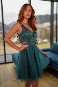 ASPERISSIA Dámske šaty MAYBACH Farba: Zelená, Konfekčná veľkosť: 40