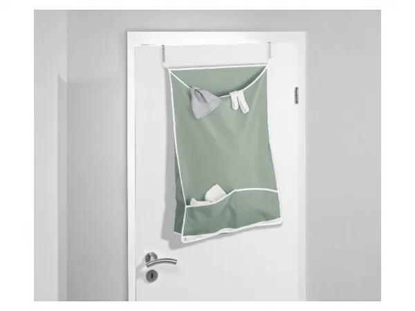 Livarno home Závesný vak na bielizeň, 65 l (zelená)