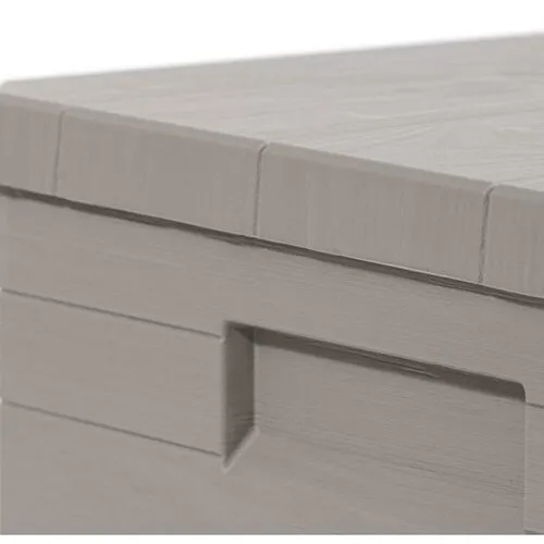 WOODYS záhradný plastový úložný box 90 L, svetlo šedá