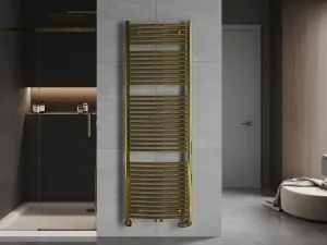 MEXEN - Ares vykurovací rebrík/radiátor 1800 x 600 mm, 756 W, zlatá W102-1800-600-00-50