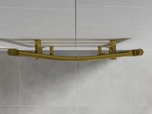 MEXEN - Ares vykurovací rebrík/radiátor 1800 x 600 mm, 756 W, zlatá W102-1800-600-00-50