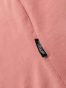 Trendy pánske tričko s krátkym rukávom ružové