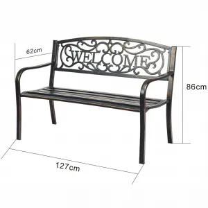 Ak furniture Zahradní lavička IRYS béžová