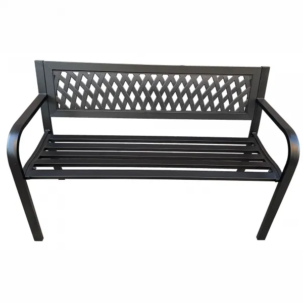 Ak furniture Zahradní lavička KALIA černá