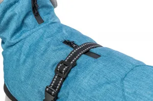 Trixie Zateplený zimný kabátik pre psov Riom, modrý, veľ. S: 35 cm