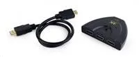 Dátový prepínač GEMBIRD HDMI, 3-cestný