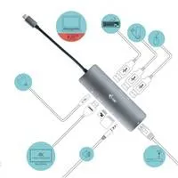 iTec USB-C Metal Nano Dokovacia stanica 4K HDMI LAN + Power Delivery 100 W