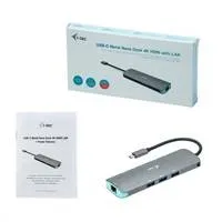iTec USB-C Metal Nano Dokovacia stanica 4K HDMI LAN + Power Delivery 100 W