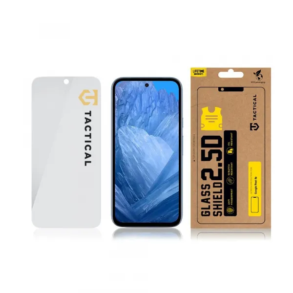 Tactical Glass Shield 2.5D sklo pro Google Pixel 8a Clear