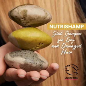 NutriShamp - tuhý šampón na suché, namáhané a poškodené vlasy