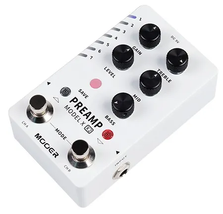 MOOER Preamp Model X2 Gitarový zosilňovač