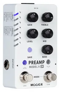 MOOER Preamp Model X2 Gitarový zosilňovač